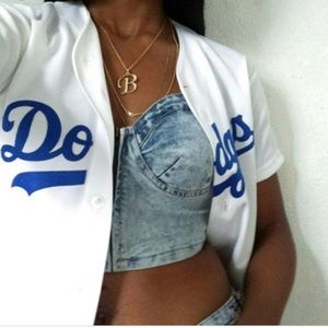 Denim crop top adjustable strap zipper bra bustier